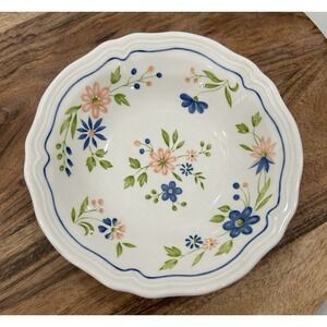 Country French Ironstone Replacement 4459 Japan Bowl Floral Trinket Tray Cottage